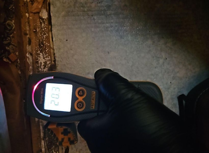 moisture readings