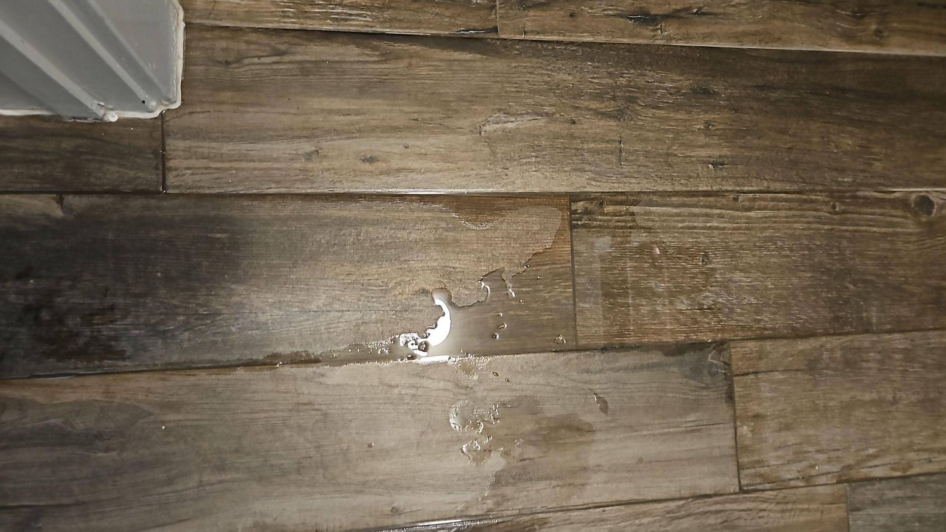 Water damage floor
