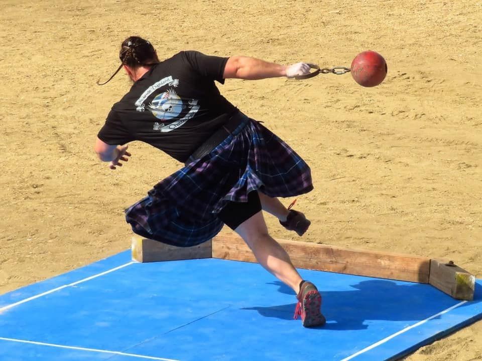 Scottish Heavy Athletics at Yosemite Celtic Festival crest