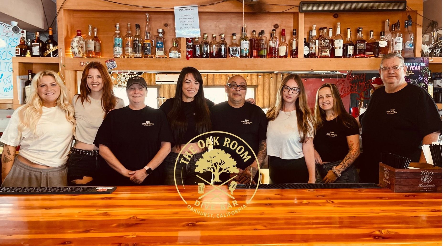 The Oak Room Dive Bar in Oakhurst, a Bars and Pubs partner for Yosemite Celtic Festival visitors