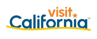 Visit California logo: Blue