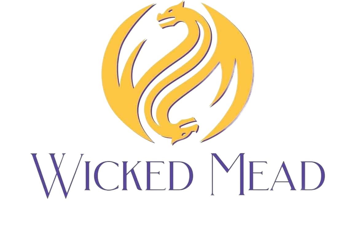Gold dragon symbol over the text