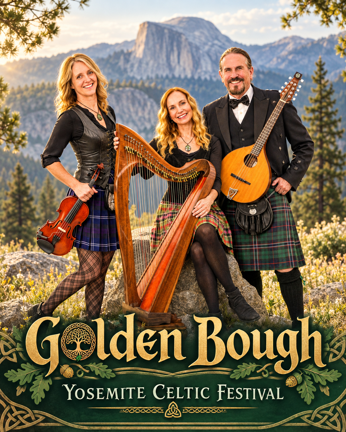 Golden Bough, featured musical performers at the Yosemite Celtic Festival.