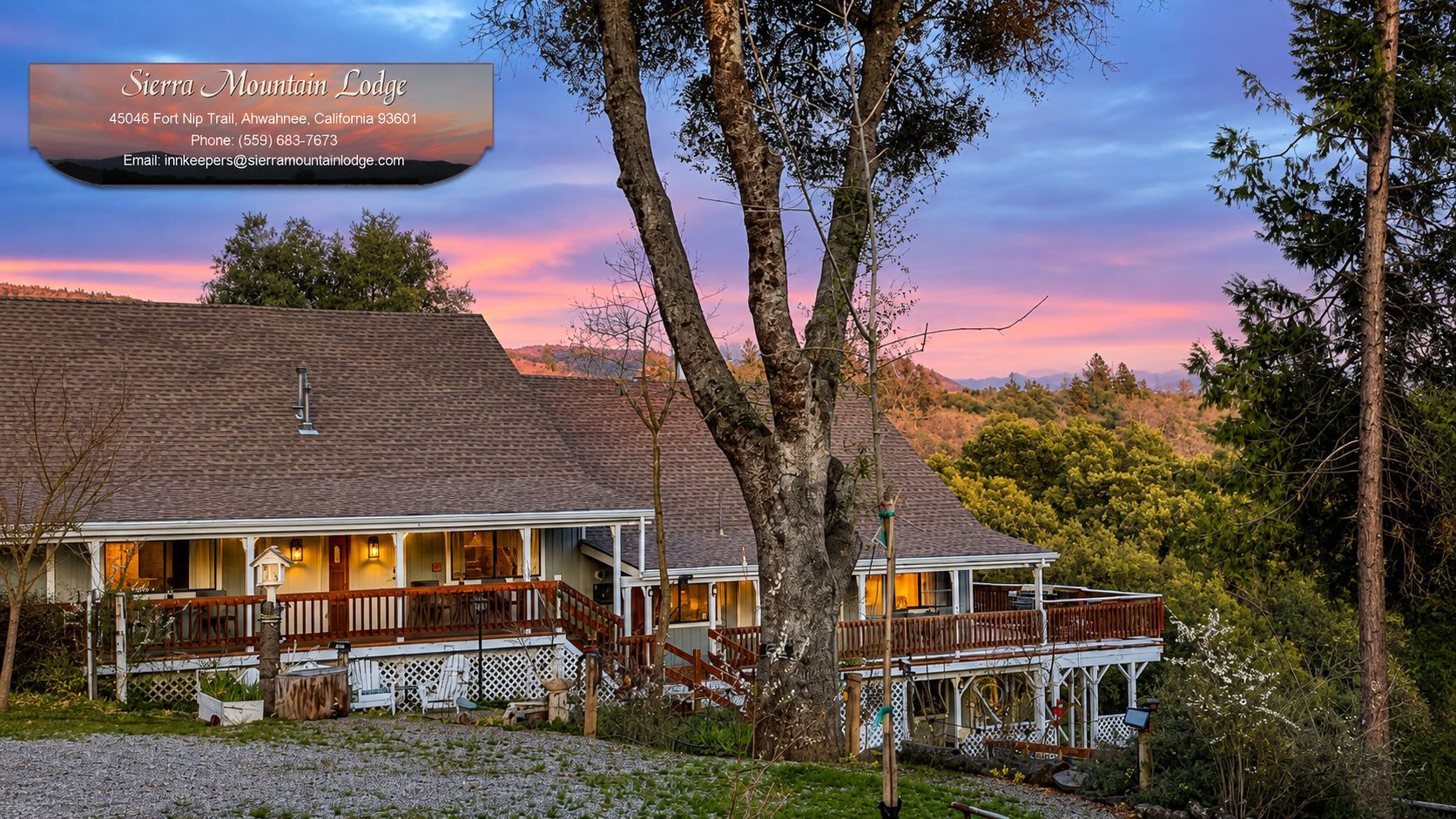 Sierra Mountain Lodge in Ahwahnee, a lodging partner for Yosemite Celtic Festival visitors