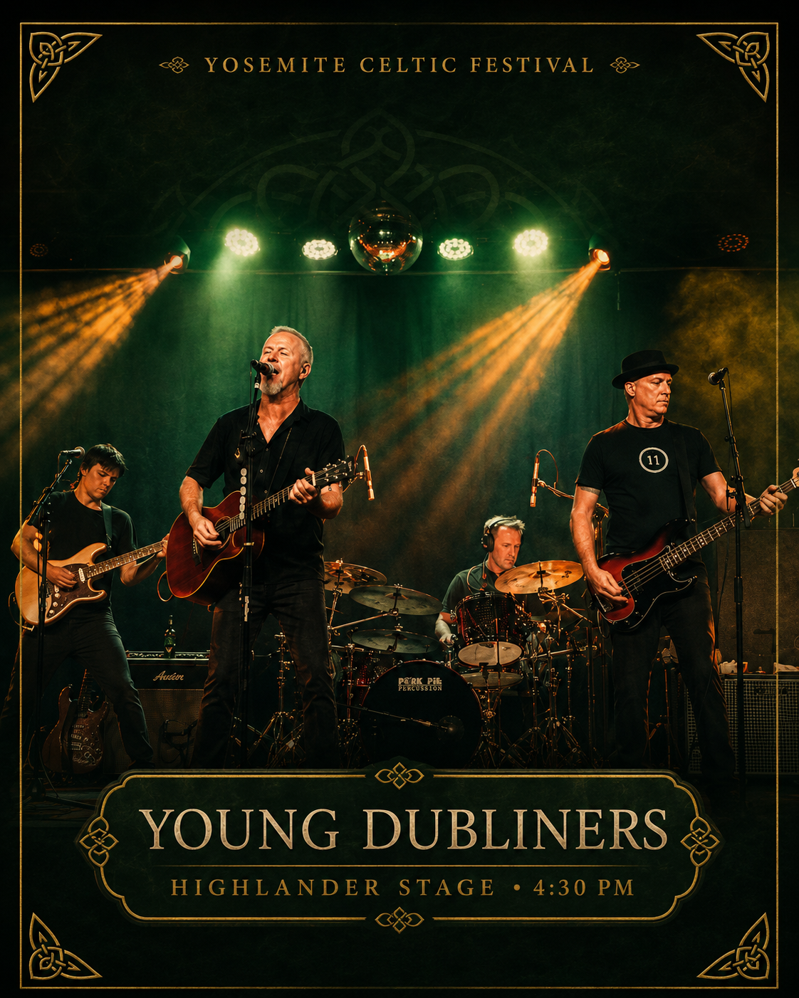 Young Dubliners live Celtic rock performance at Yosemite Celtic Festival