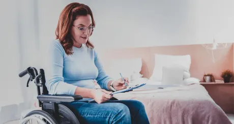 disable woman