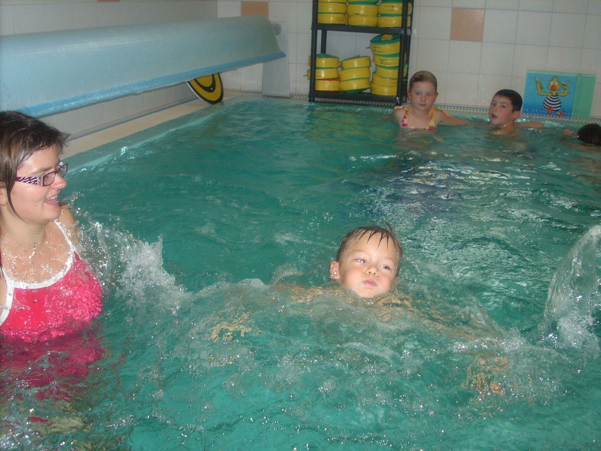 Schwimmkurs in Leipzig, Schwimmlehrerin Annett Lechner