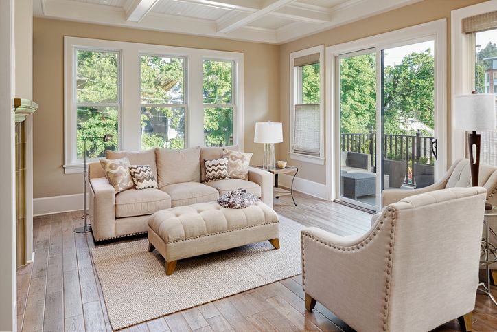 Luxurious Living Room in new home