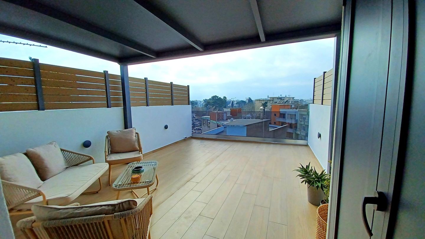 balcony of the penthouse