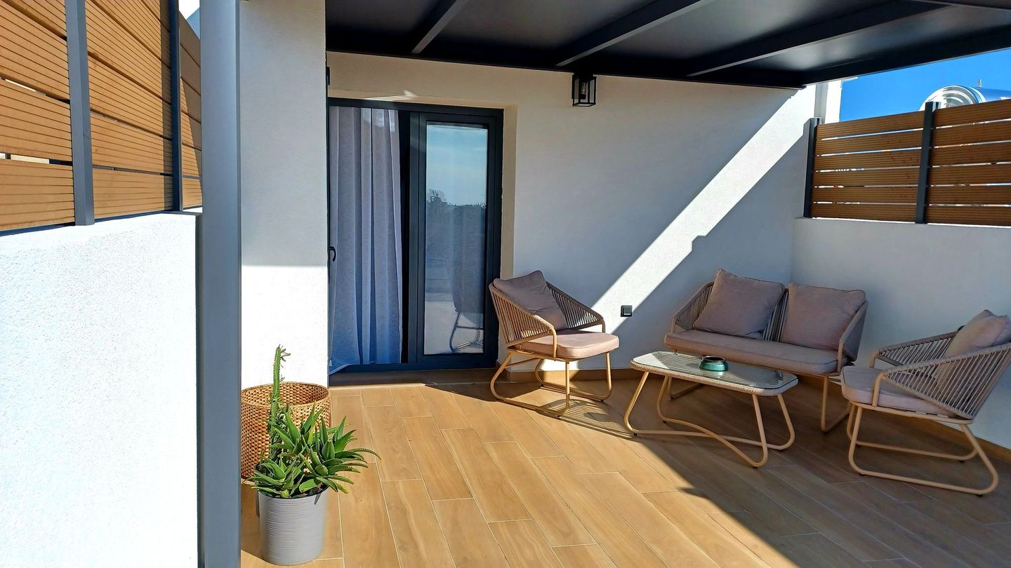 balcony of the penthouse