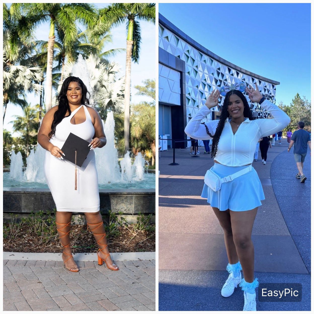 Before and after medical weight management result