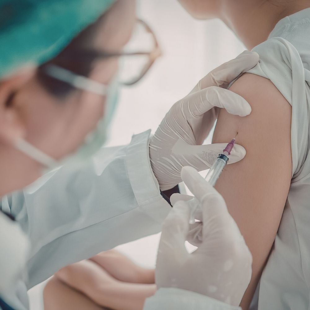 Dr. Akers providing preventive care