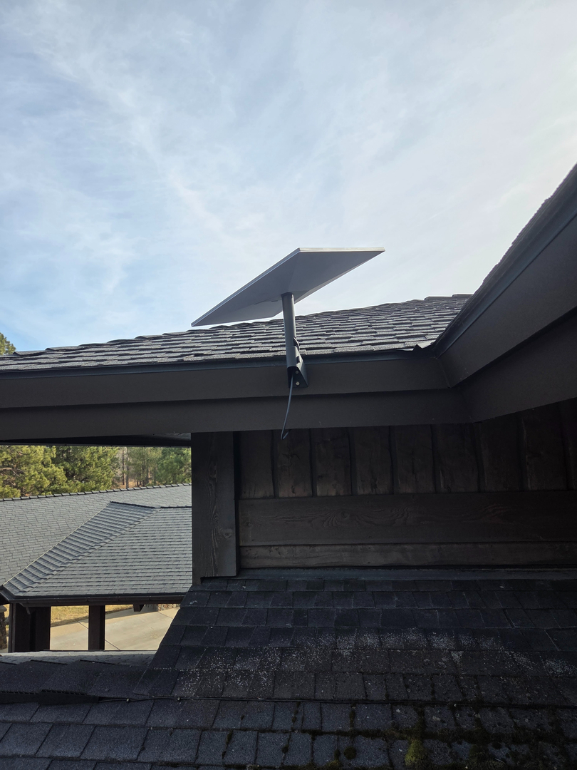 Starlink satellite dish installation in Stevensville Montana by Smart Home Solutions — serving the Bitterroot Valley