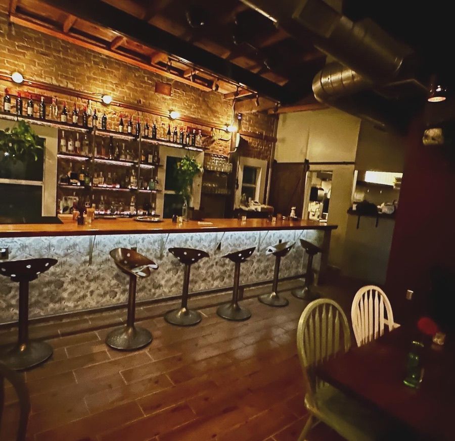 Bar and beverage build with cocktails and hospitality presentation