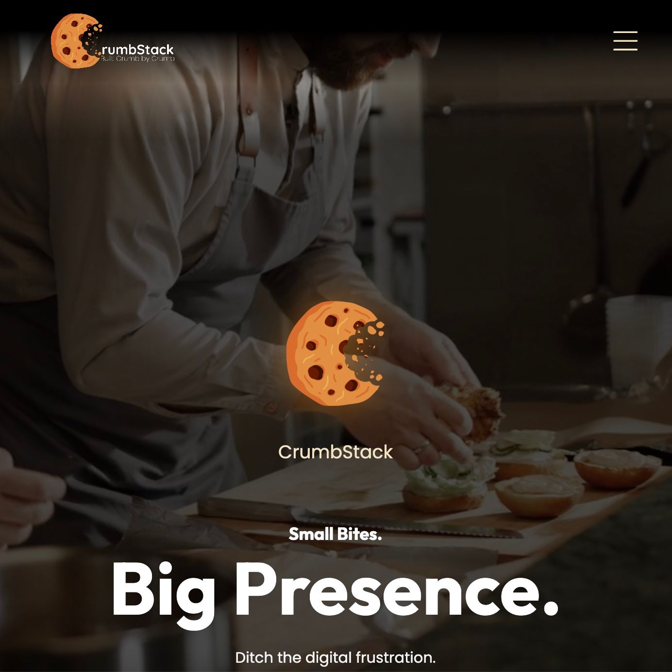 Crumbstack Main Landing Page
