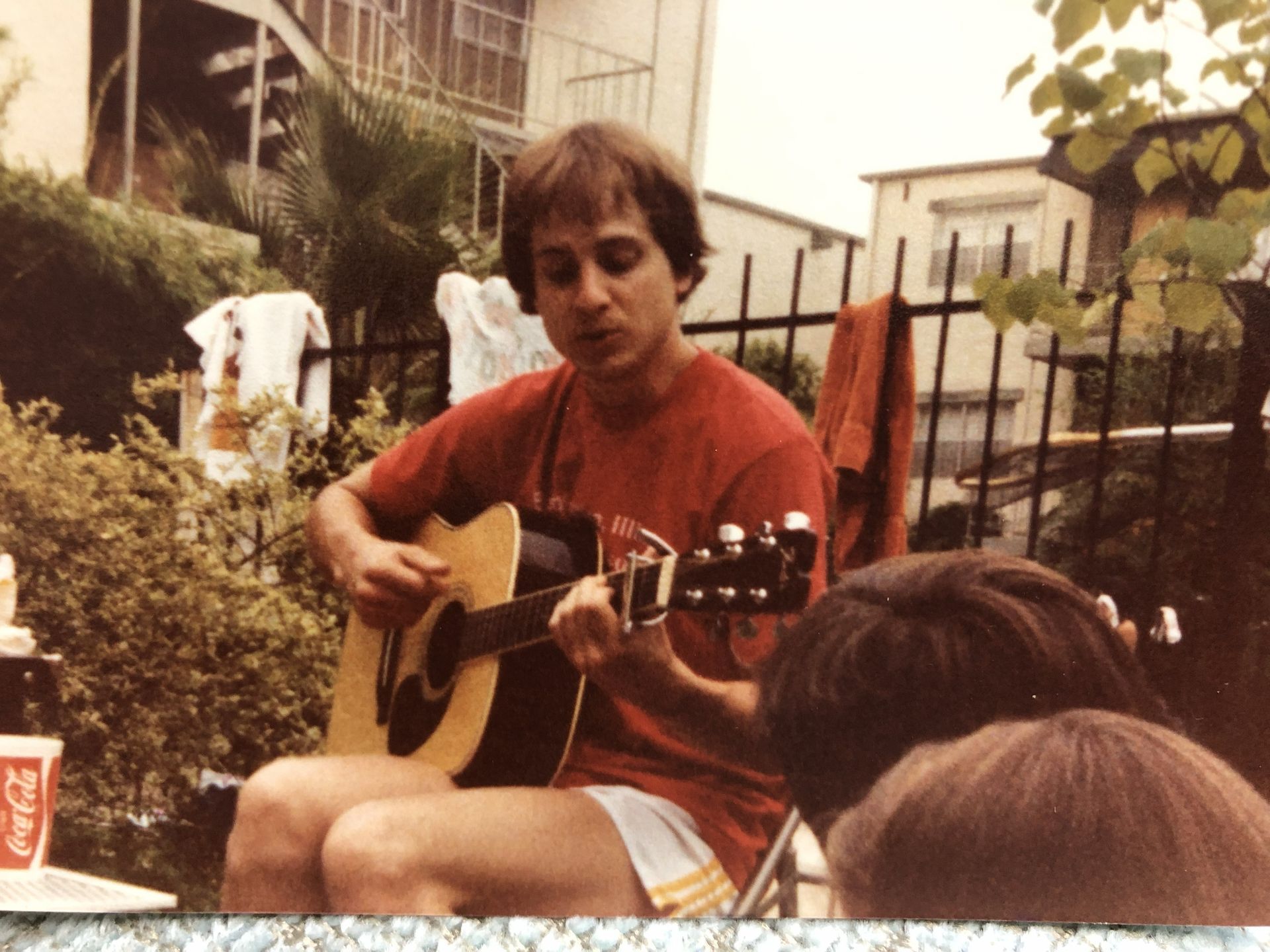 Bill Anderson playing the guitar