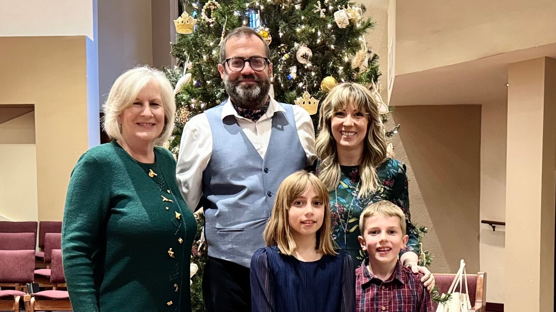 Rev Heather Harding daughter and family
