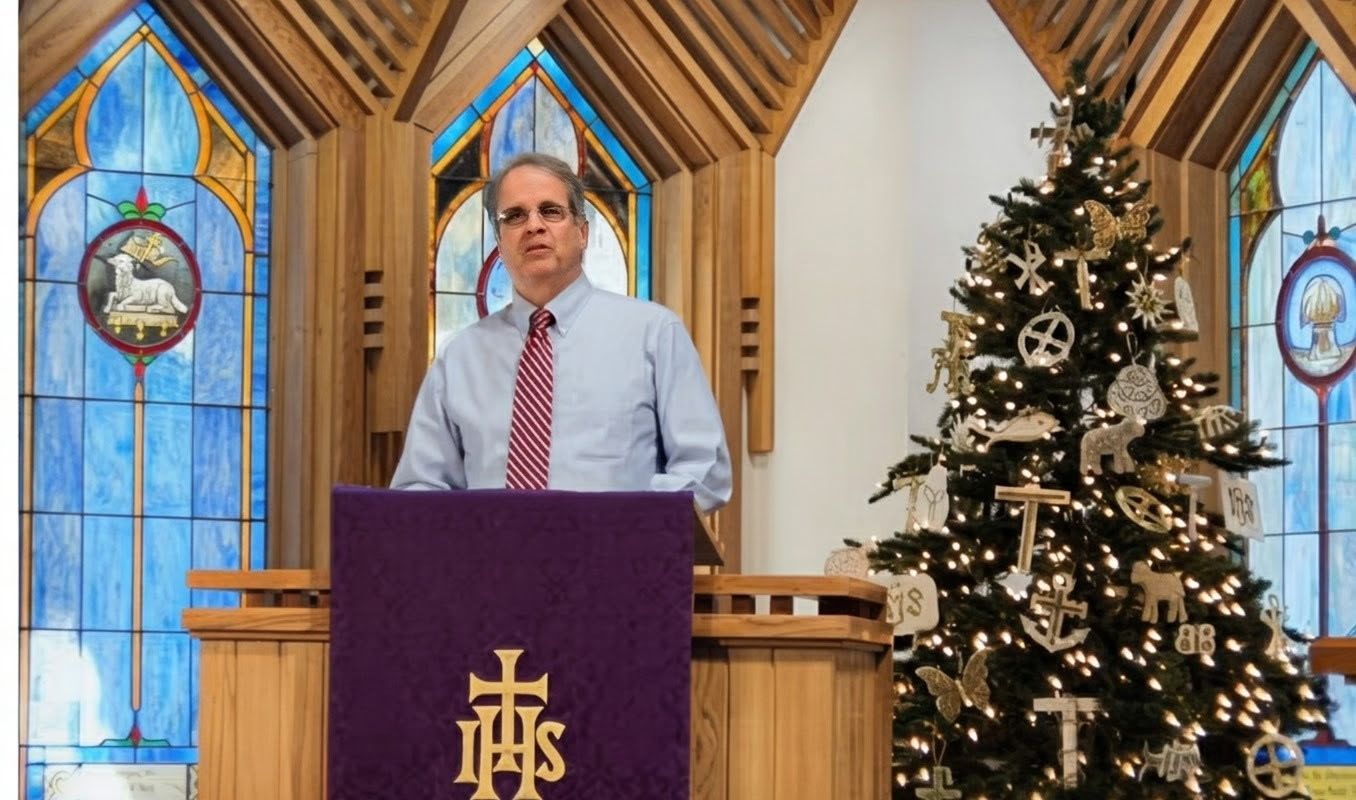 Bill Anderson as narrator at the Christmas Cantata