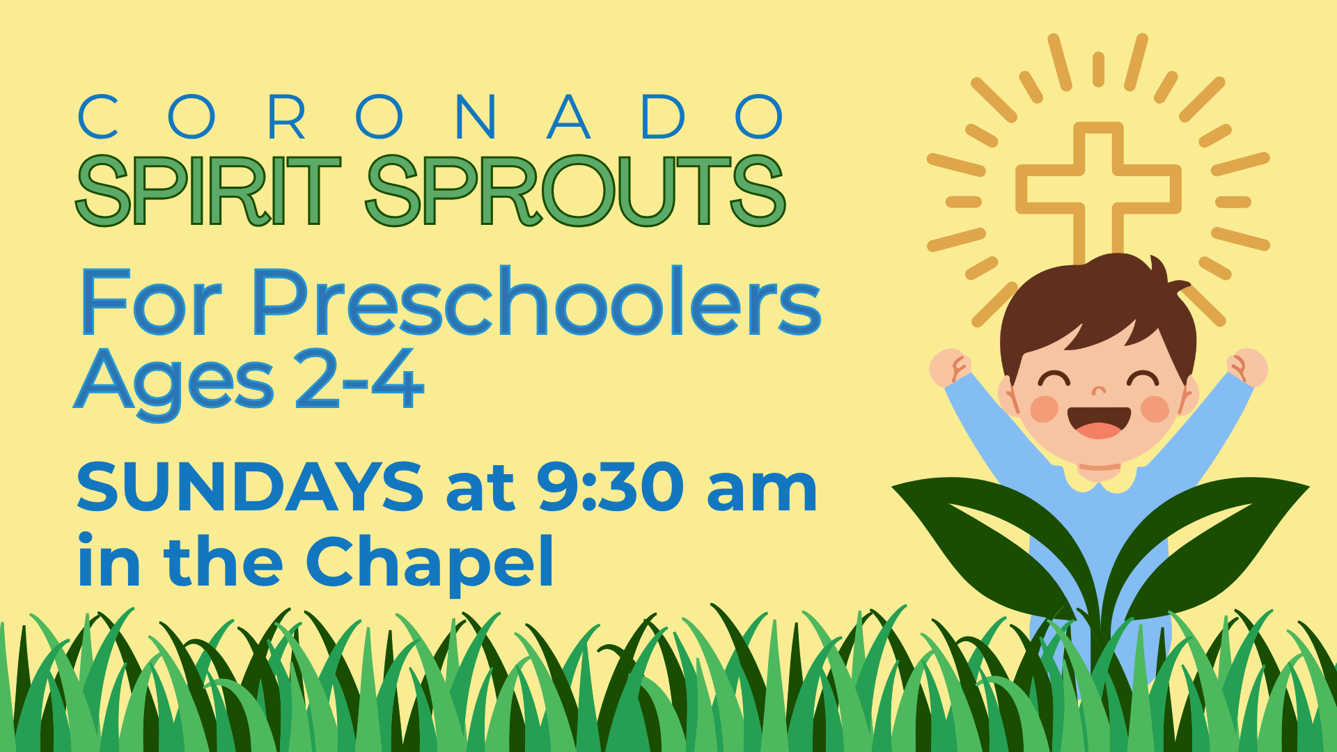 Kids at Sunday School at Coronado Community United Methodist Church