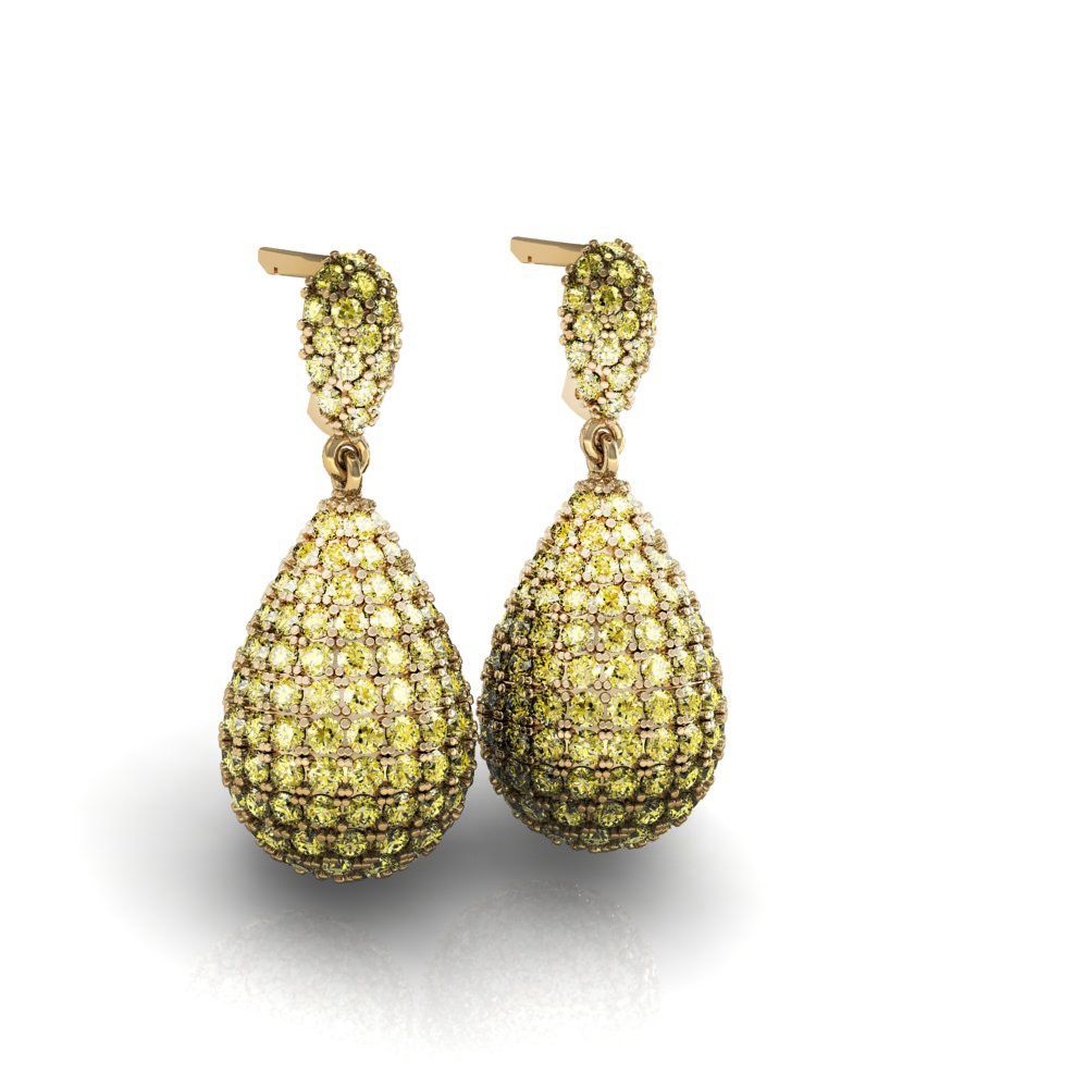 modélisation 3D boucle d'oreilles