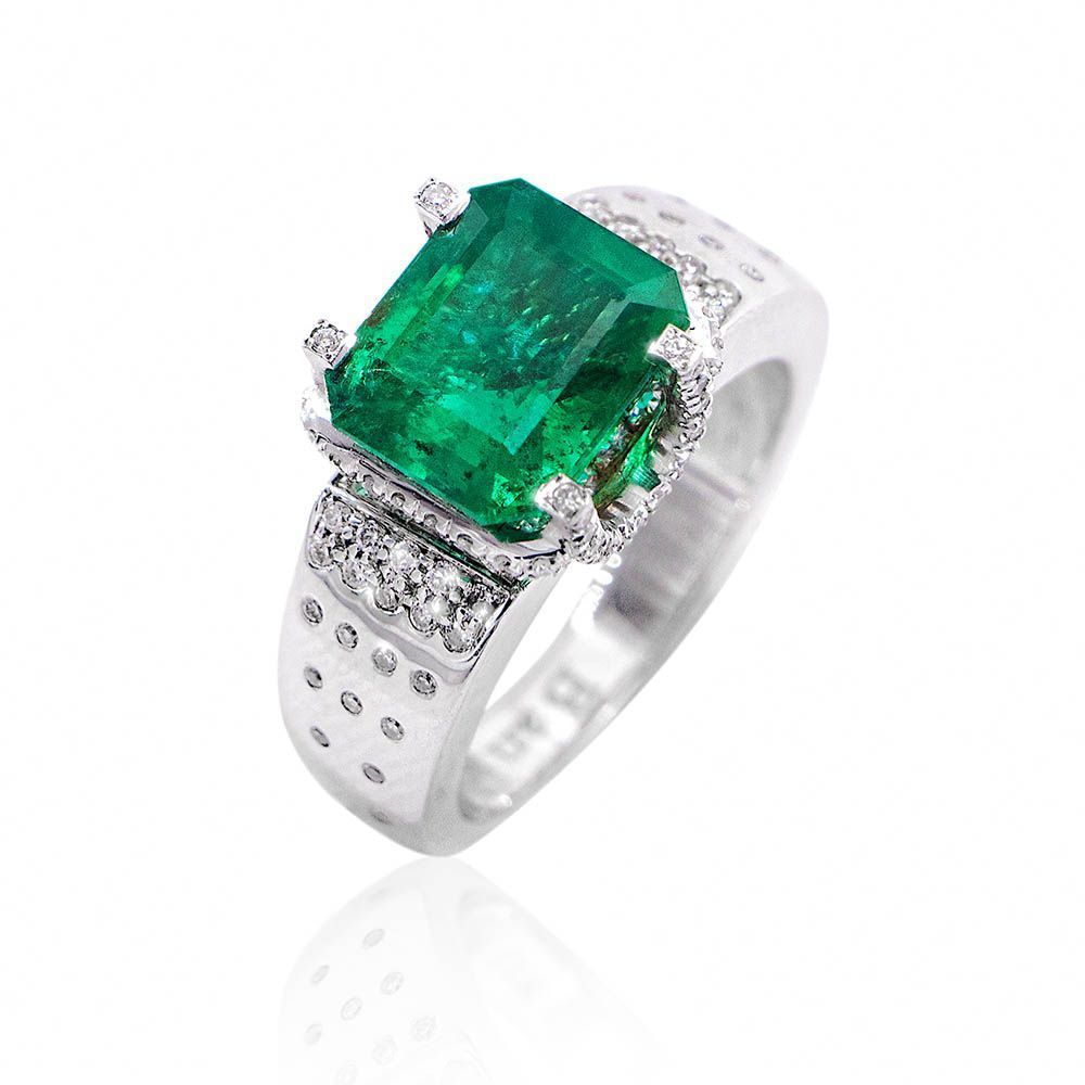 bague emeraude de colombie