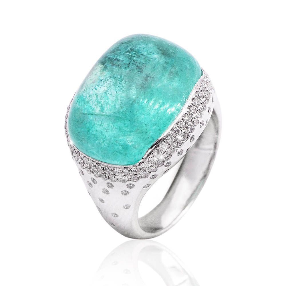 bague tourmaline paraibe