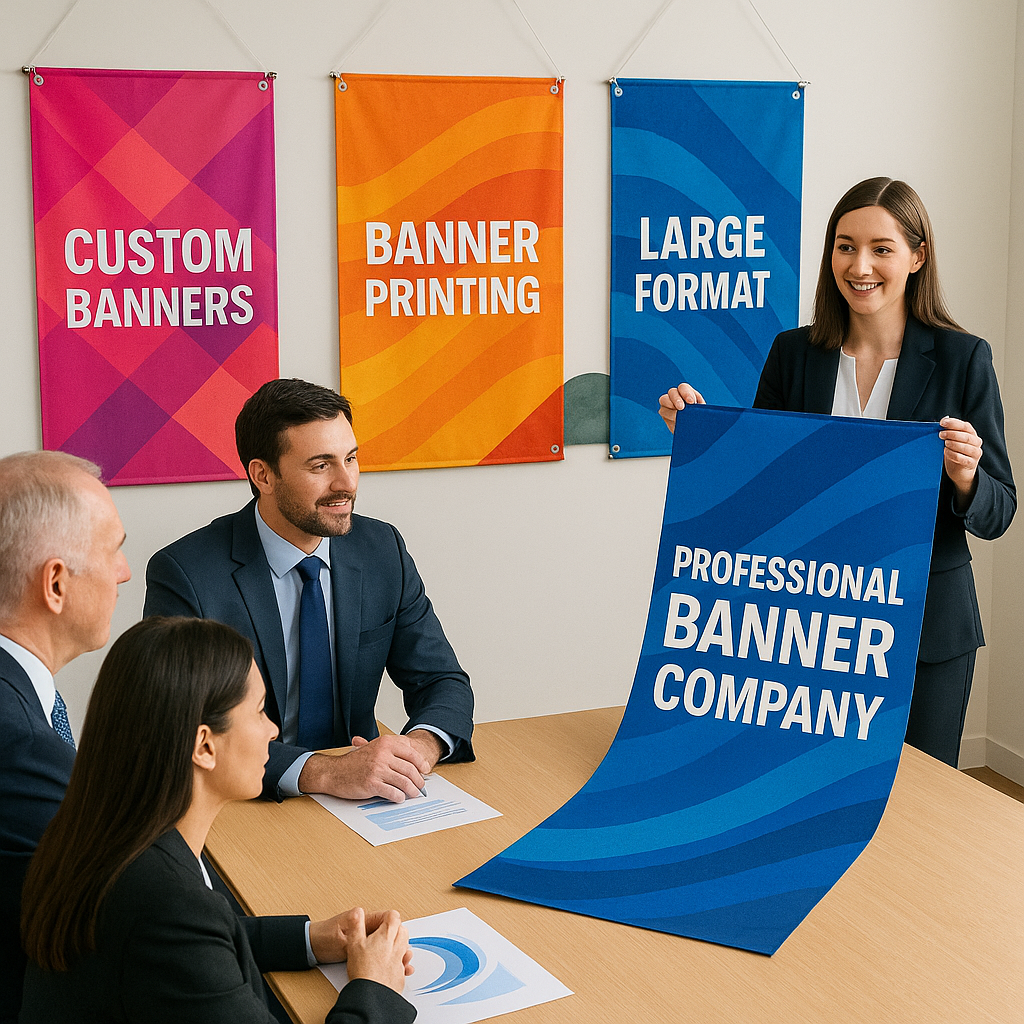 Professional banner advertising for businesses in Chandler, AZ, showcasing custom designs and durable materials.
