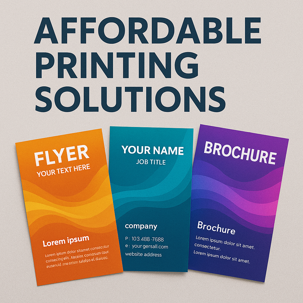 Affordable flyer printing solutions in Tempe, AZ by Mousegraphics showcasing vibrant designs and high quality.