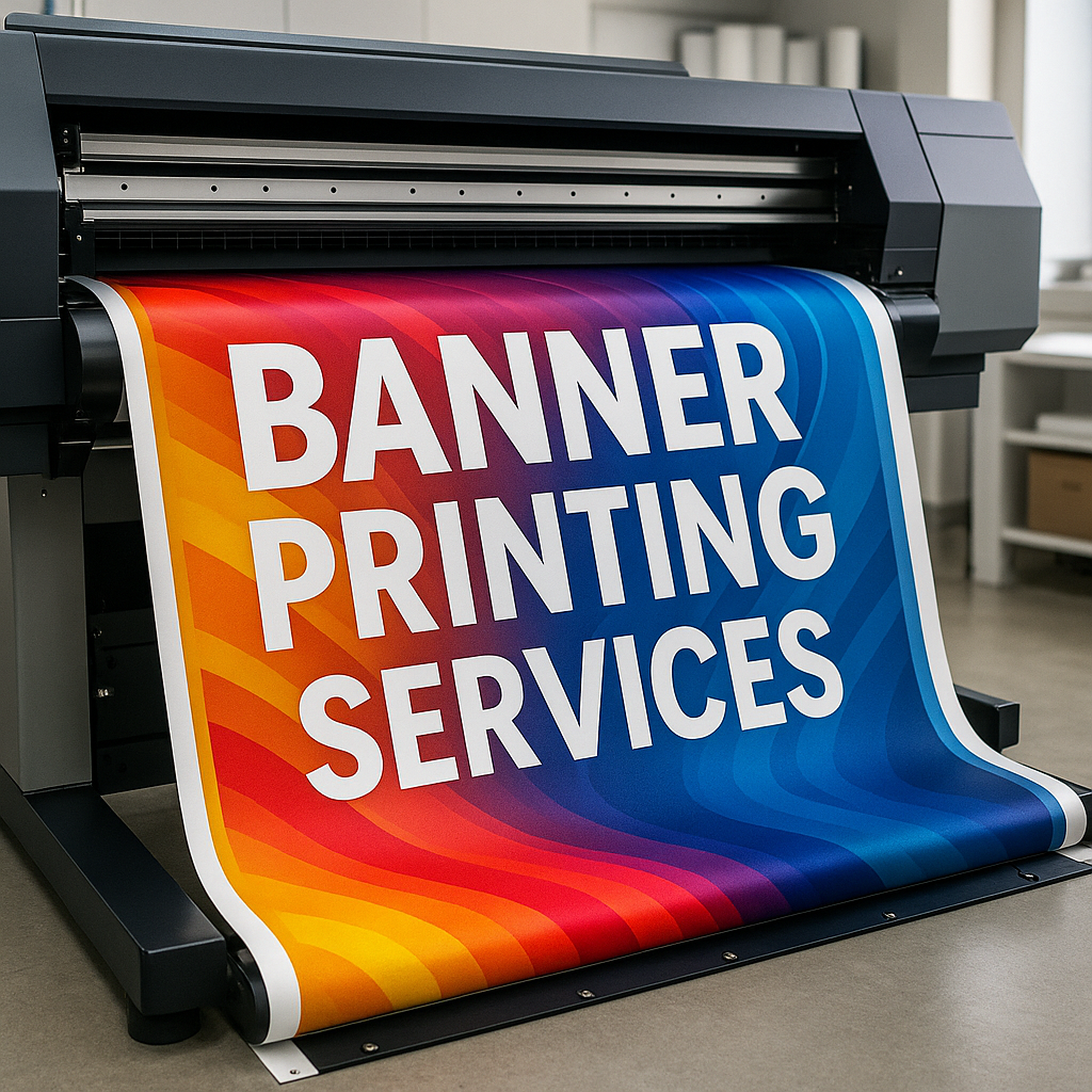 High-quality banner promoting Mousegraphics&rsquo; premier banner printing services in Chandler, AZ.