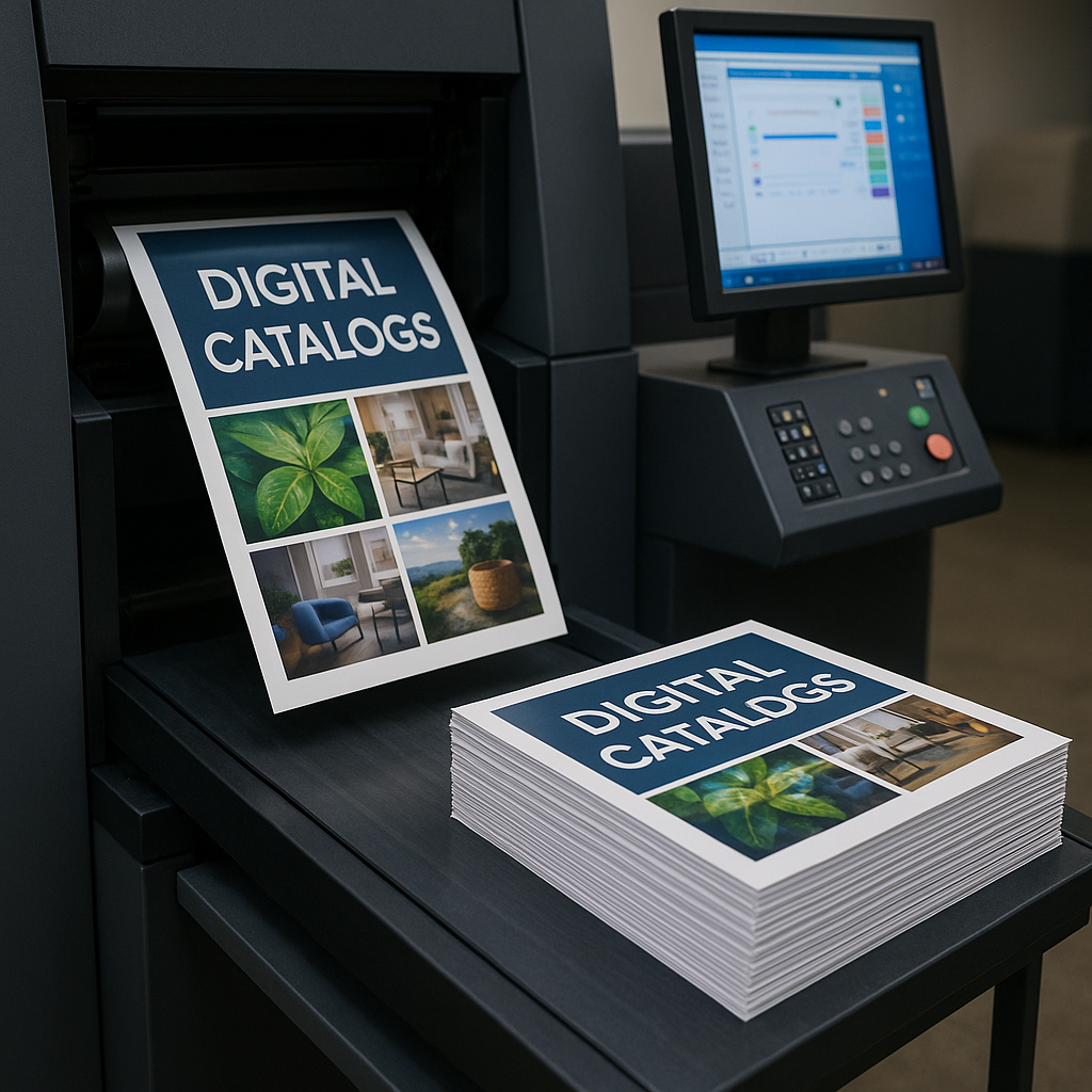 Transform your ideas into stunning digital catalogs with Mousegraphics' expert printing services.
