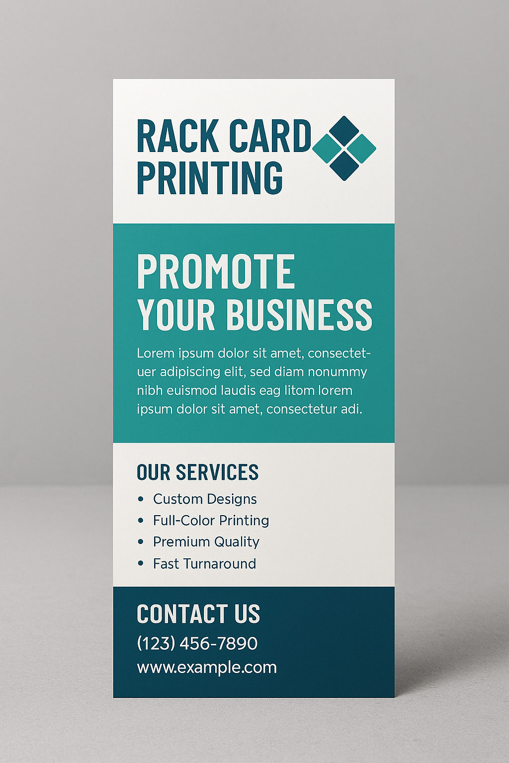 High-quality rack card printing showcasing vibrant visuals and compelling messages for marketing in Ahwatukee, AZ.