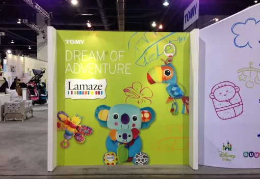 Trade-show display example from Mousegraphics