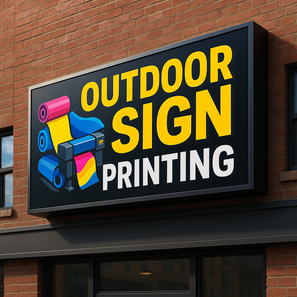 Outdoor sign printing in South Mountain, AZ, enhancing business visibility and attracting customers.