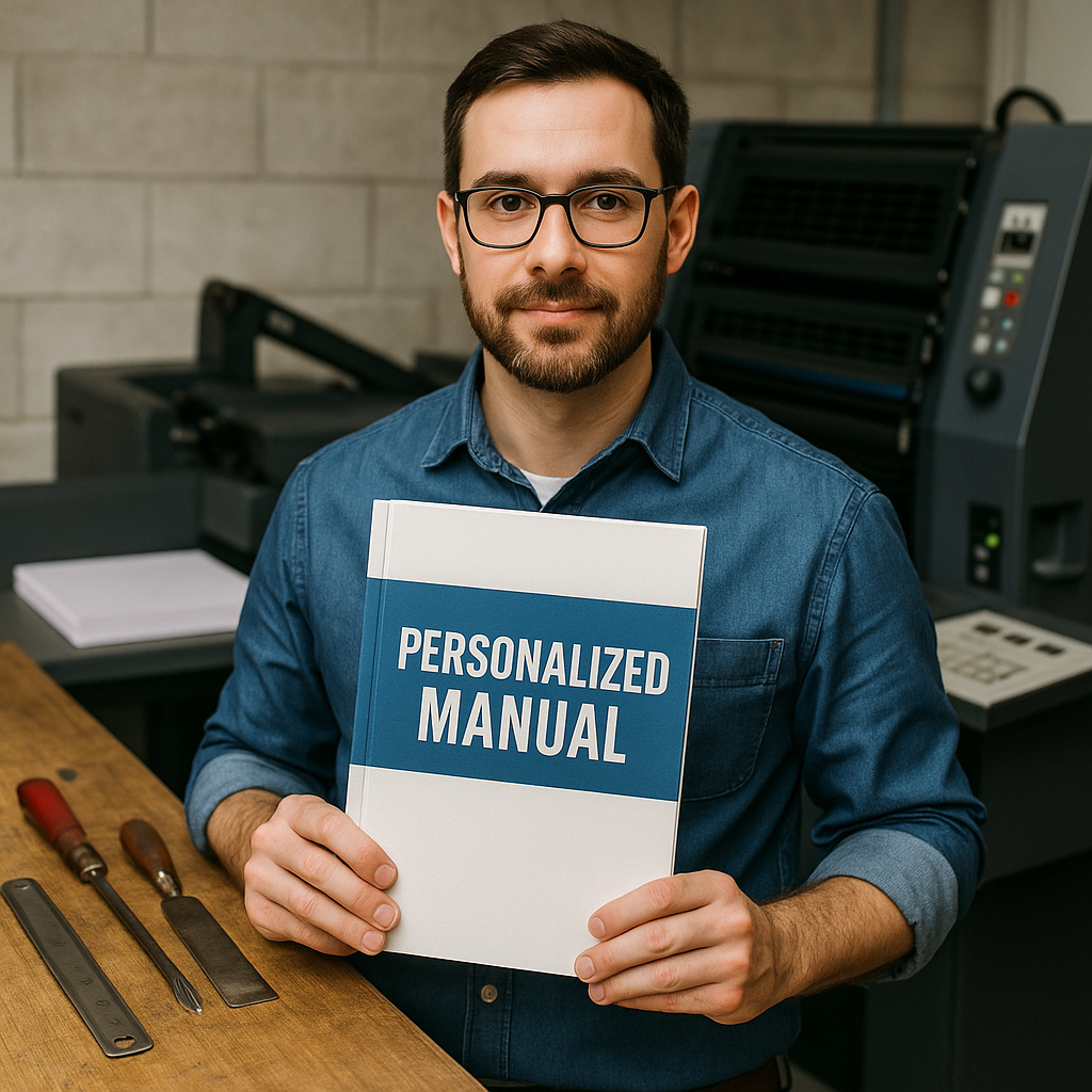 Custom printed materials showcasing personalized manual printing solutions in South Mountain, AZ.