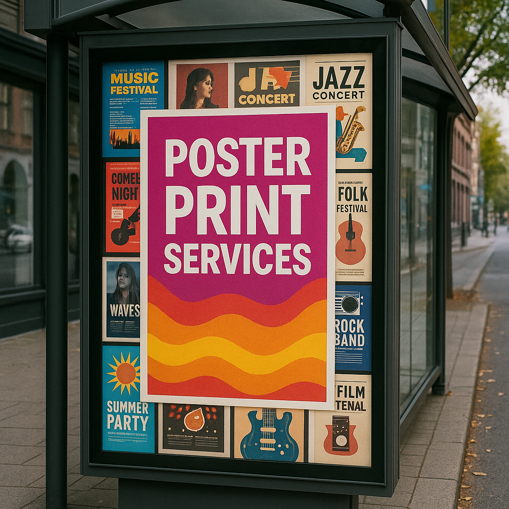 High-quality poster printing services at Mousegraphics in Ahwatukee, AZ, designed to elevate your marketing efforts and enhance personal projects.