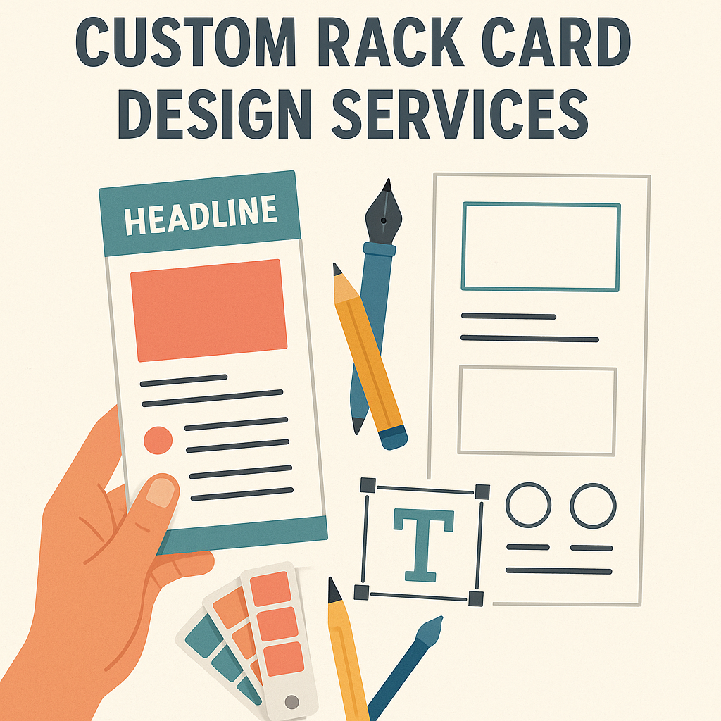 Custom rack card design services in Ahwatukee, AZ, to elevate your marketing and boost business visibility.
