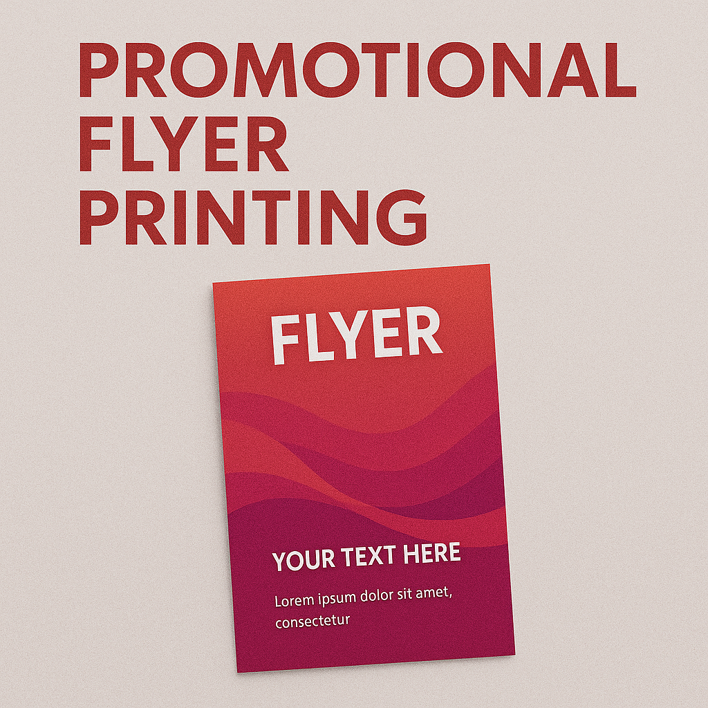 High-quality promotional flyer printing services in Tempe, AZ by Mousegraphics.