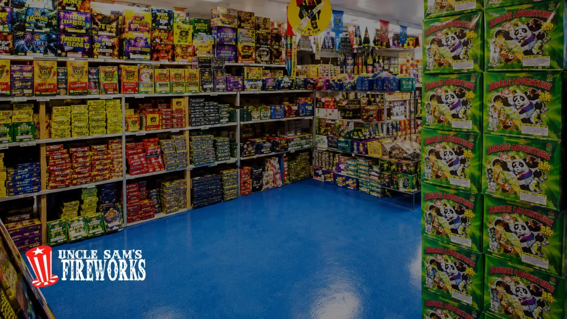 Uncle Sam's Fireworks Store Interior