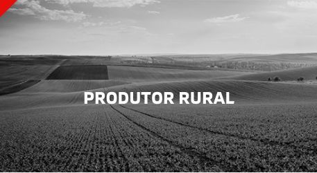 Fotografia em preto e branco de campos agrícolas com as palavras