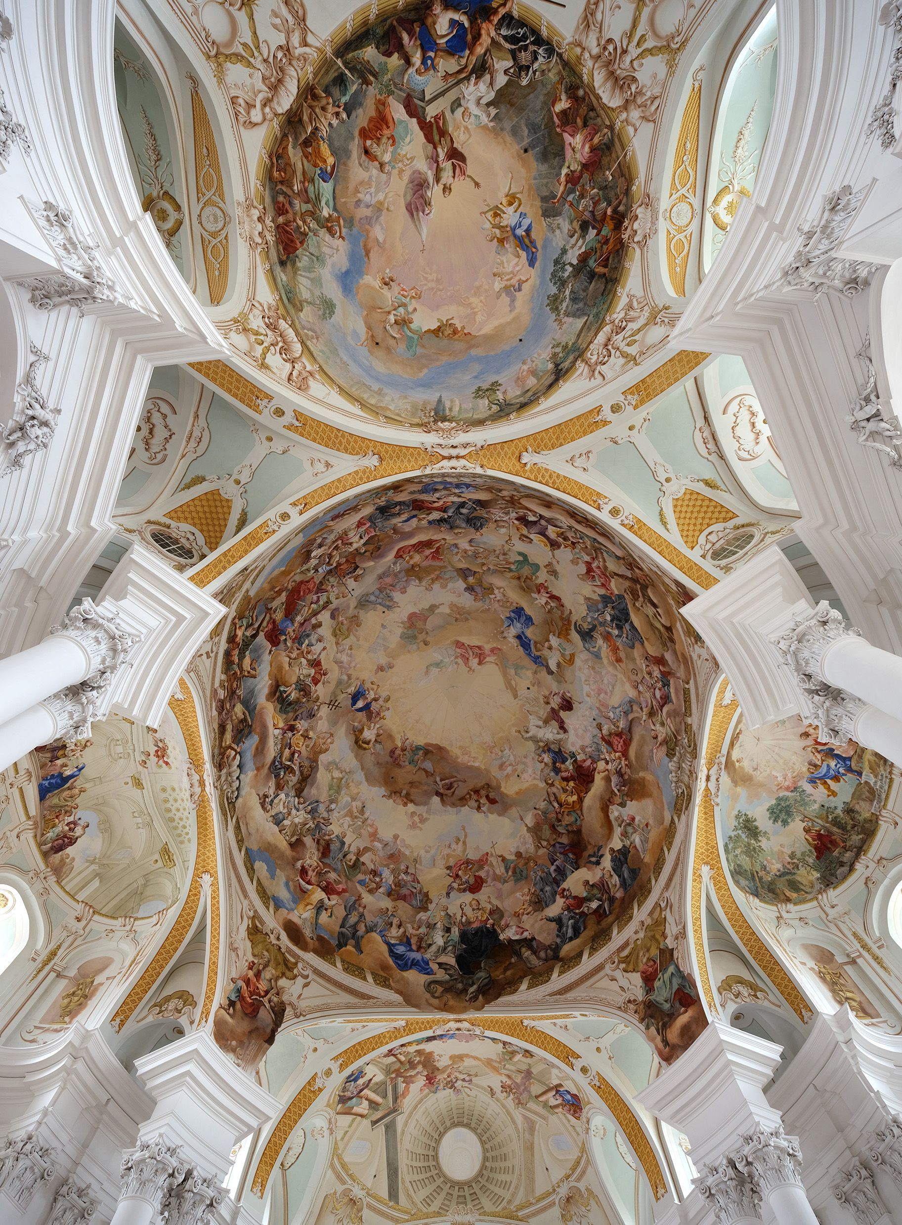 Abbey Church Neresheim. Balthasar Neumann