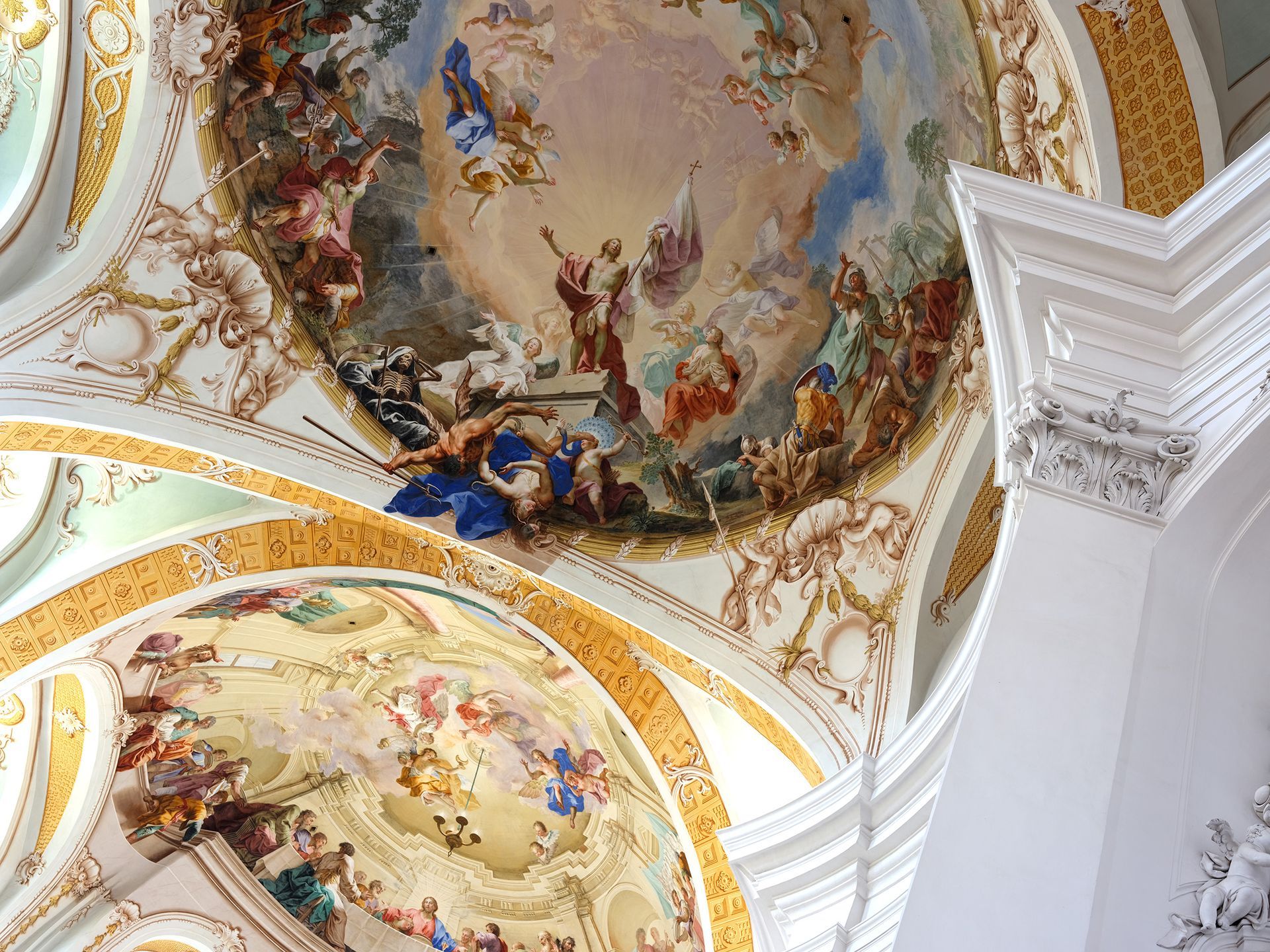 Abbey Church Neresheim. Balthasar Neumann
