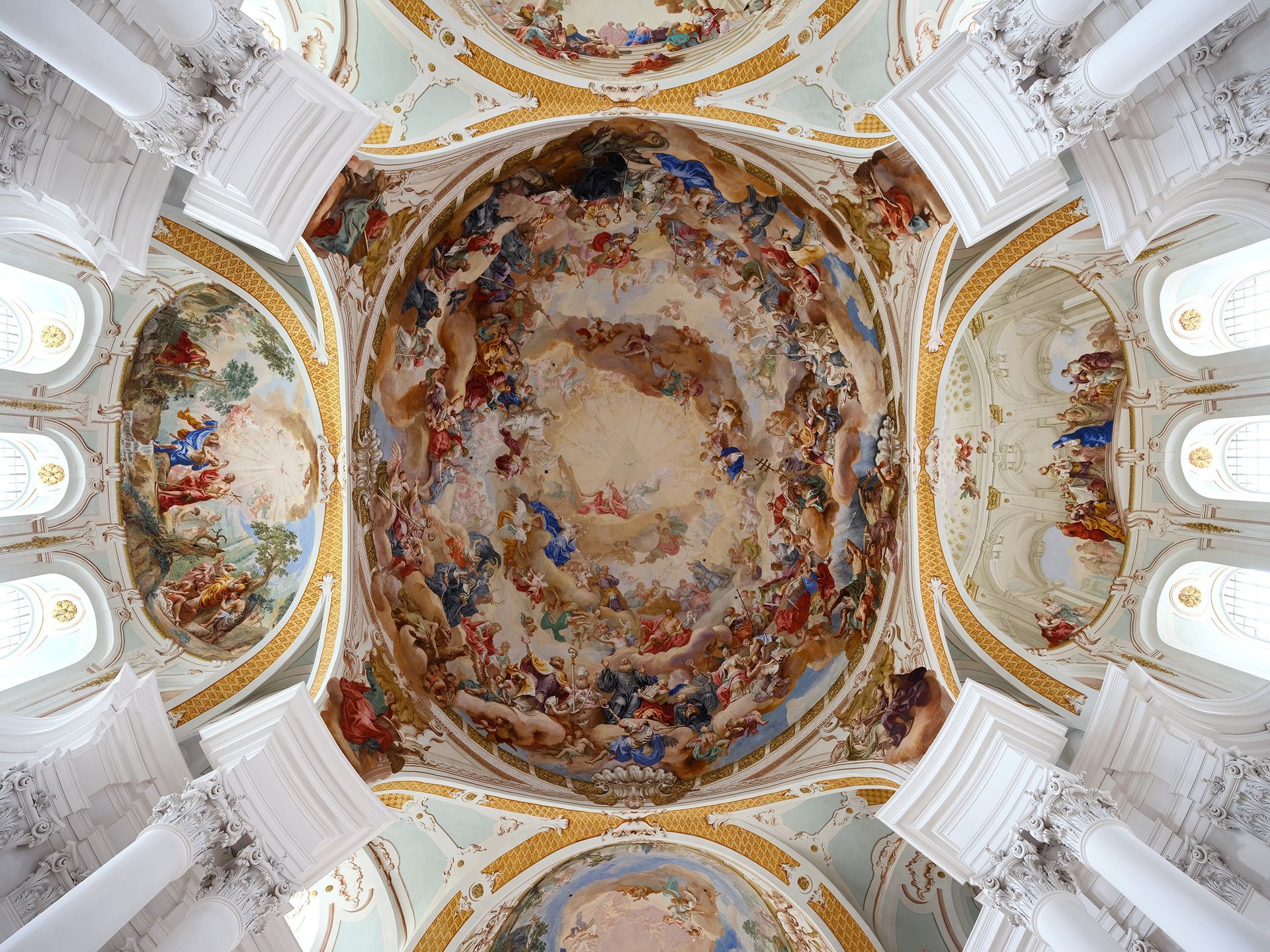 Abbey Church Neresheim. Balthasar Neumann