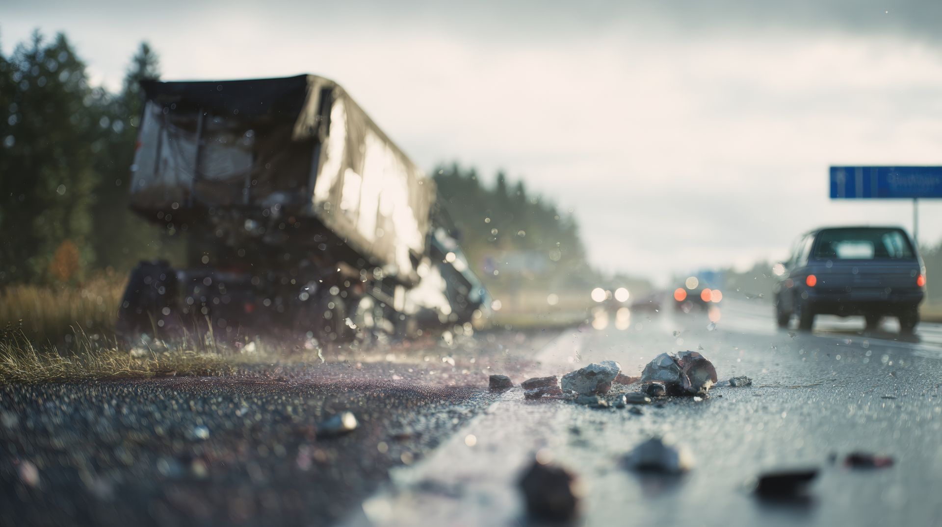 Injured in a Pittsburgh rainy-weather crash