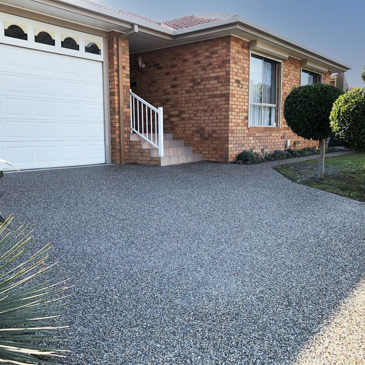 exposed agg driveway