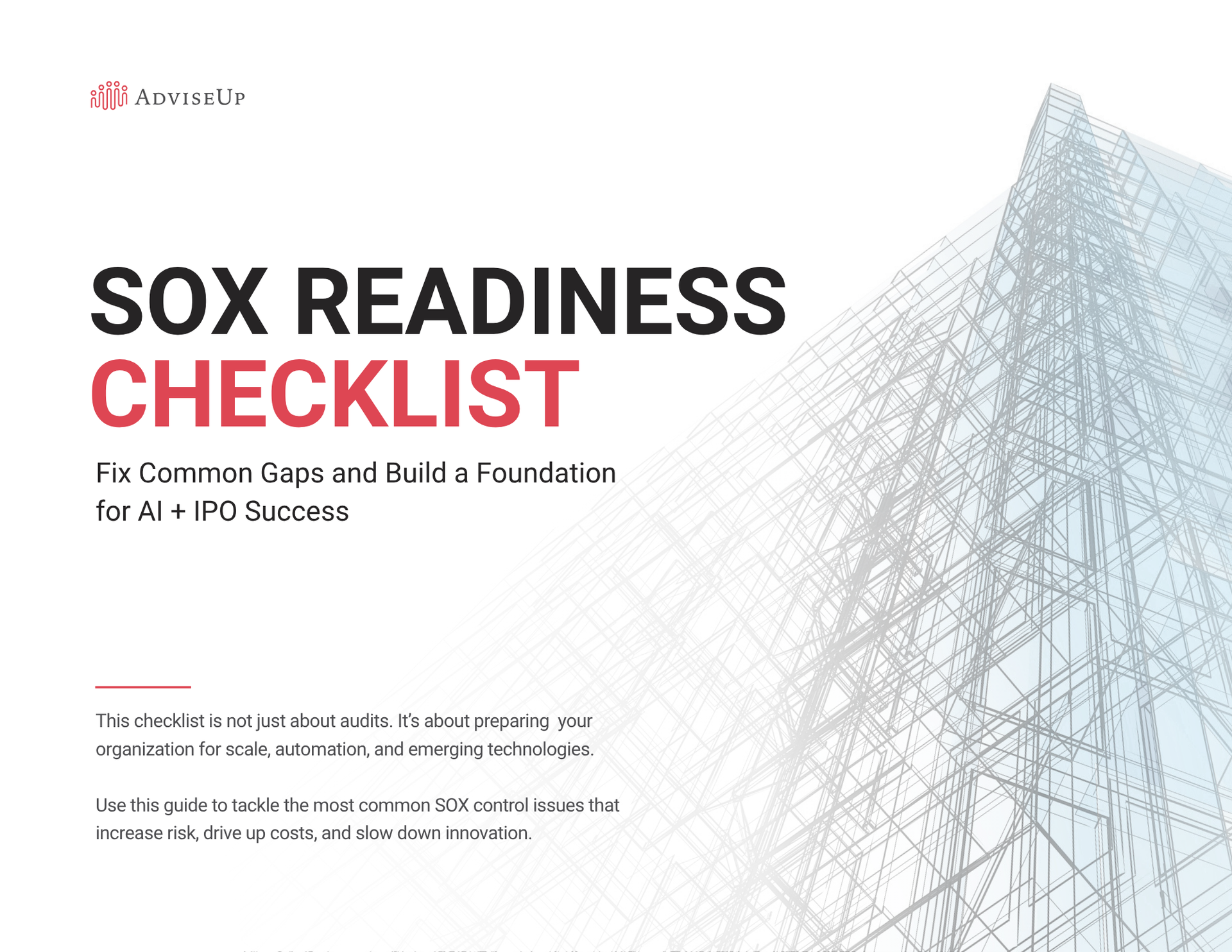 SOX Readiness Checklist
