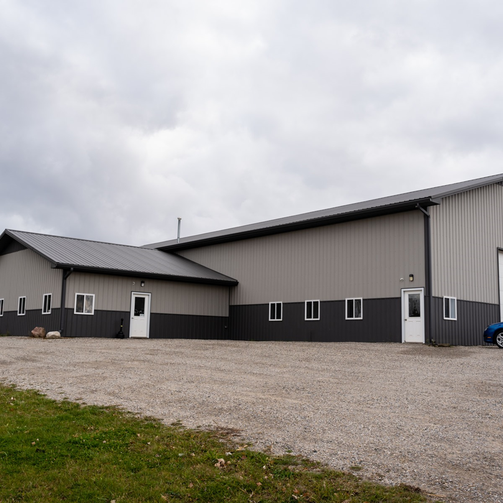 Black metal roof — Croswell, MI — Parraghi Roofing & Sheet Metal, LLC