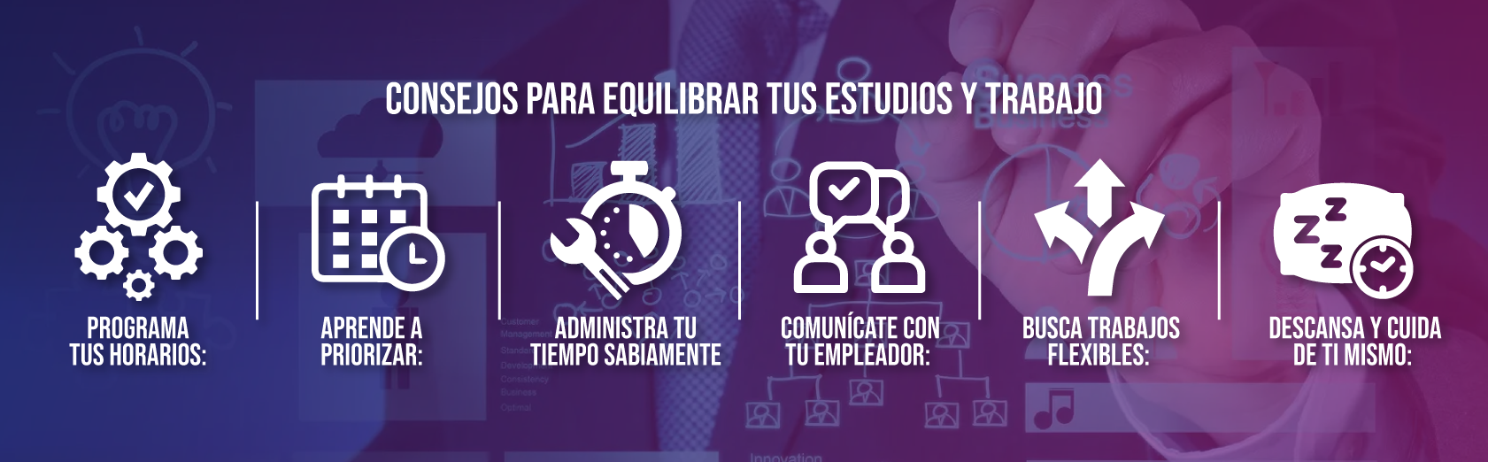 Consejos para equilibrar el trabajo y los estudios
