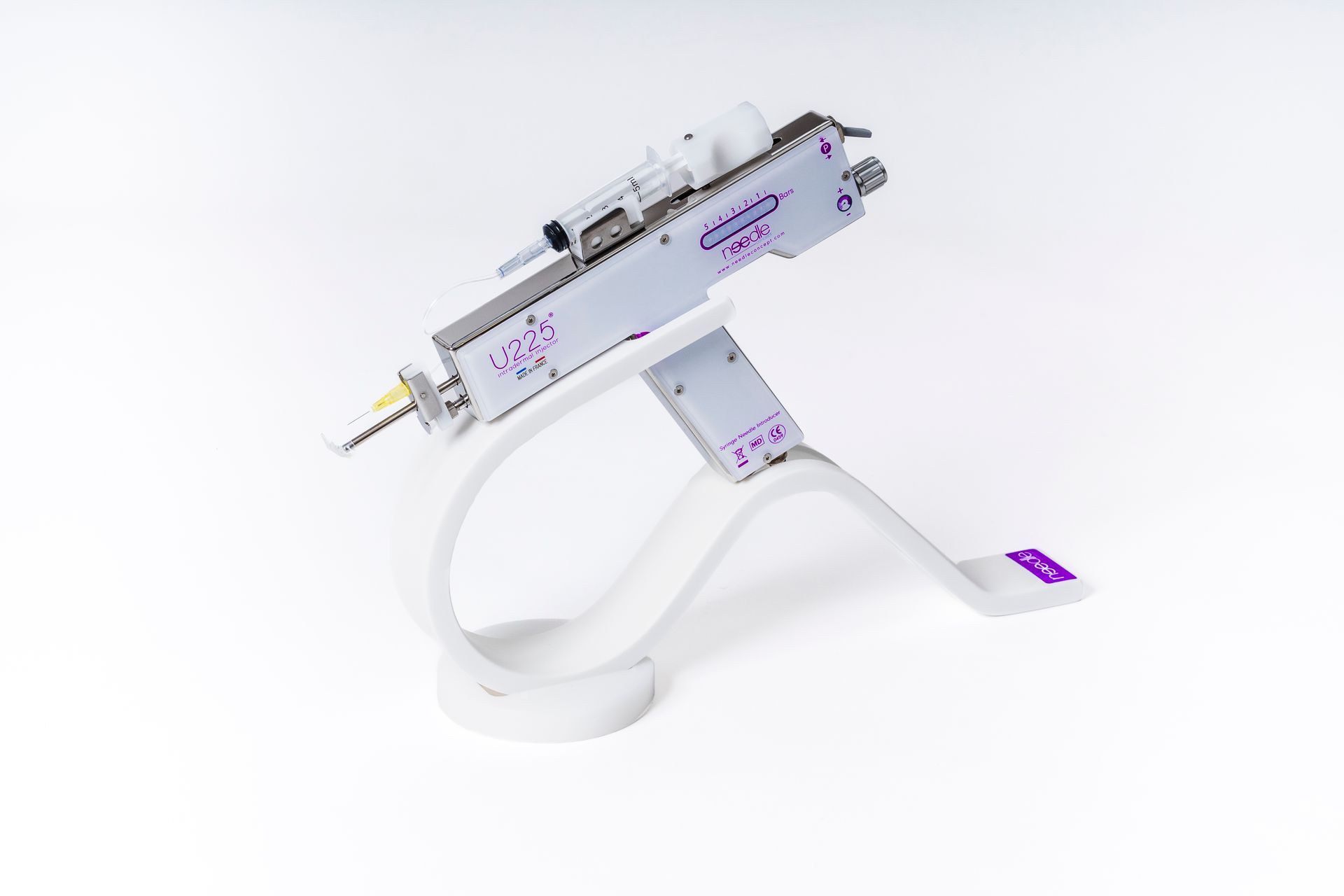 Injecteur intradermique U225 U225 conçu et fabriqué en France par Needle Concept