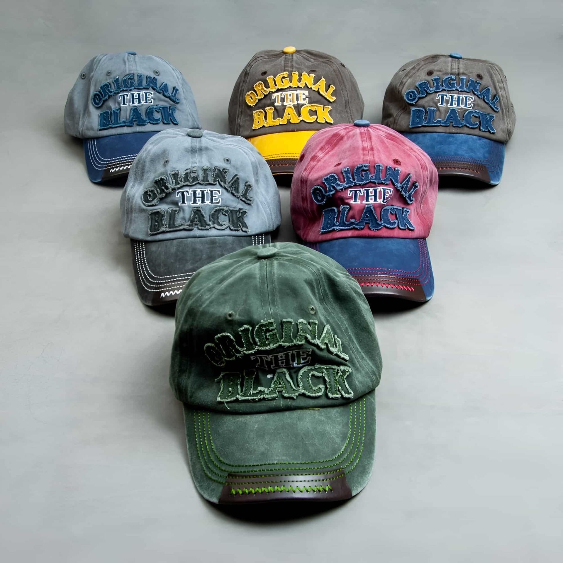 A Group Of Hats That Is Embroided — Gympie Embroidery Services In Southside, QLD