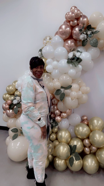 White and Peach — Sugar Land, TX — Serenity's Event Designs